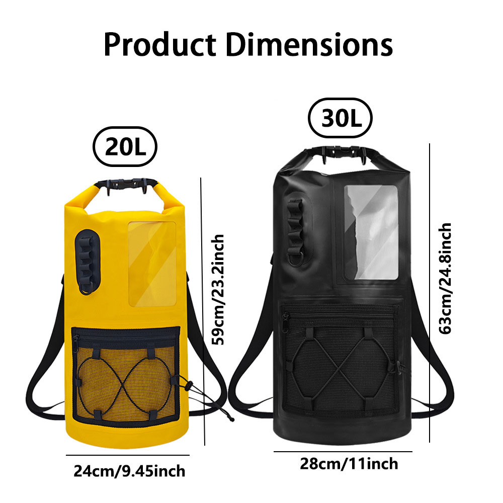    حقيبة جافة مقاومة للماء بس - مراجعة Dry Bag Roll Top وسعره