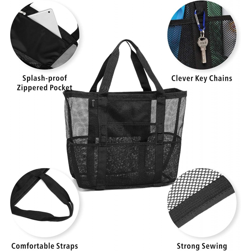 حقيبة شاطئ شبكية كبيرة الحجم م - مراجعة Dry Bag Roll Top وسعره