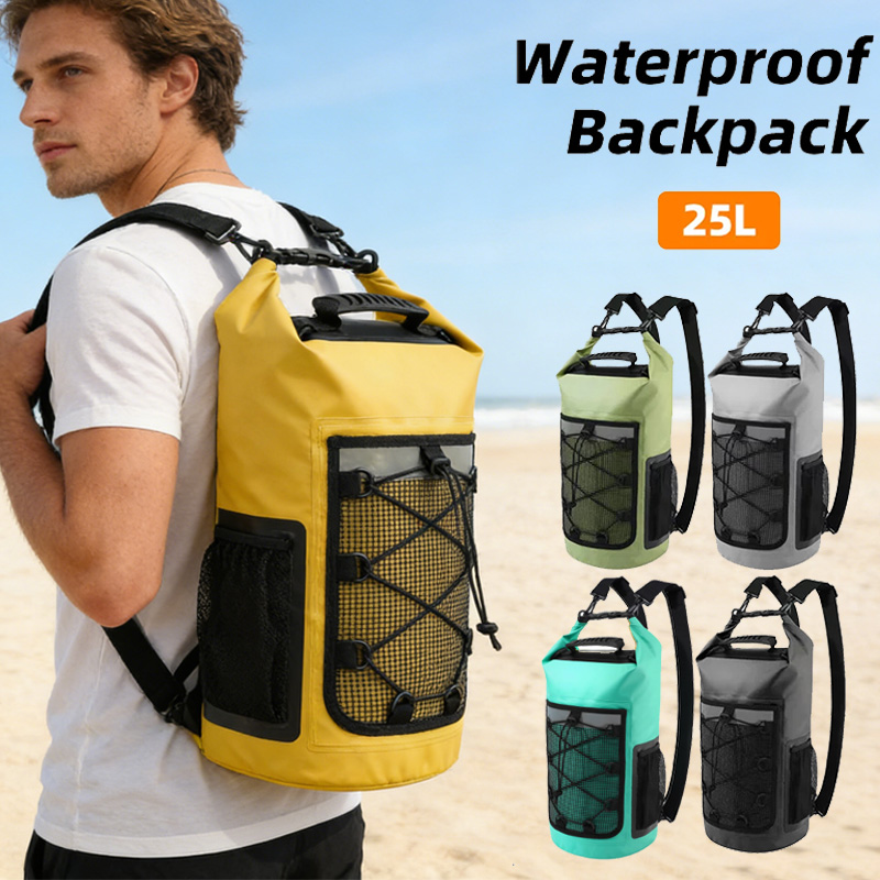 25L مقاوم للماء على ظهره السبا - مراجعة Dry Bag Roll Top وسعره