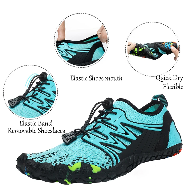 أحذية المياه سريعة الجفاف للجن - مراجعة Aquatic Sports Shoes وسعره